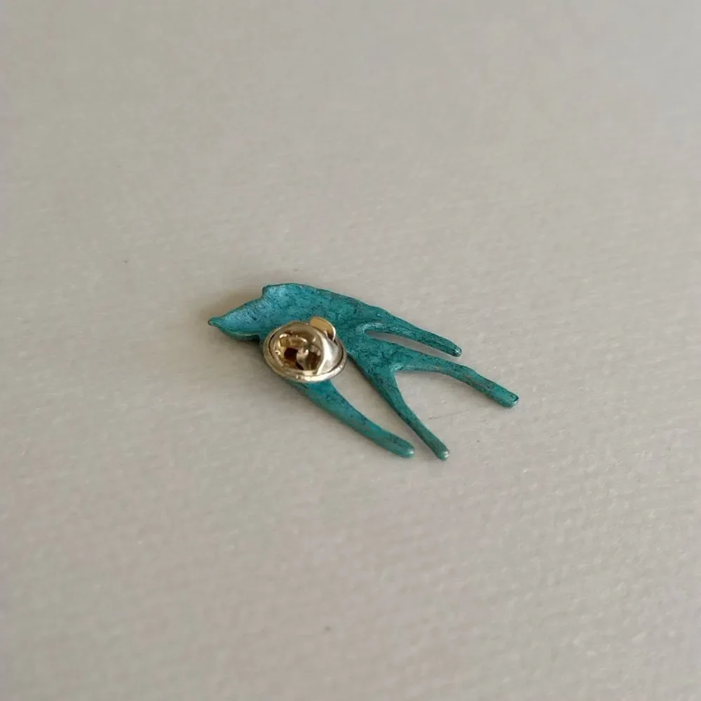 Vintage Style Bird Brooch N1590